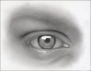 drawing human eyes